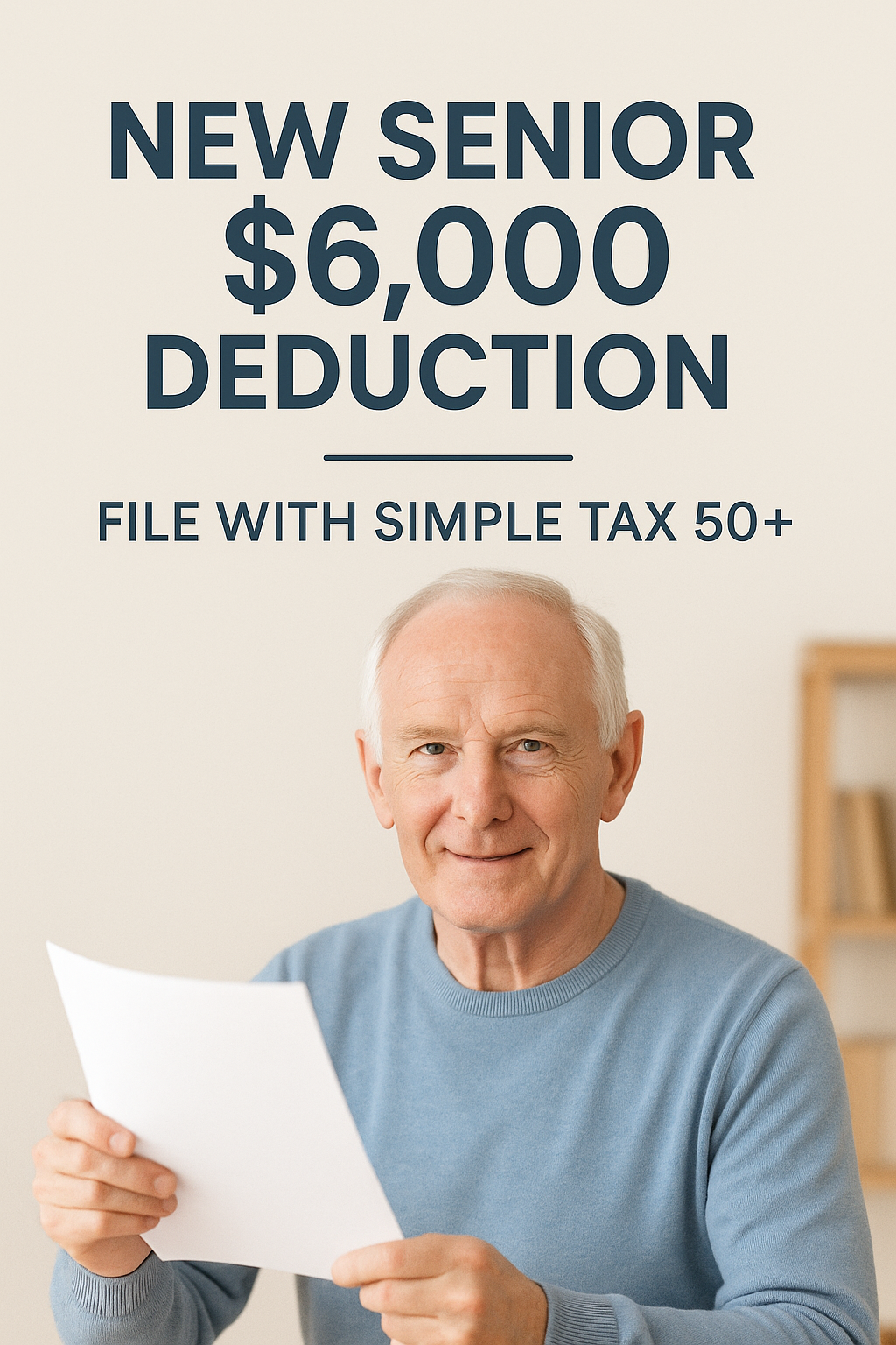 Senior 1040 Tax Landing Page